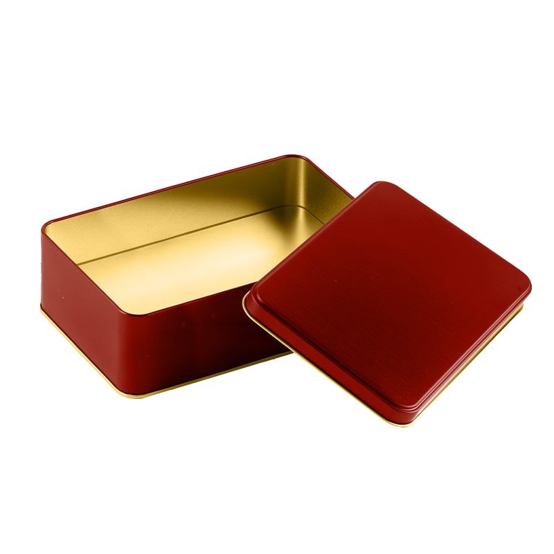 25 Adet Kırmızı Dikdörtgen Metal Kutu - 30 cm x 20 cm x 10 cm