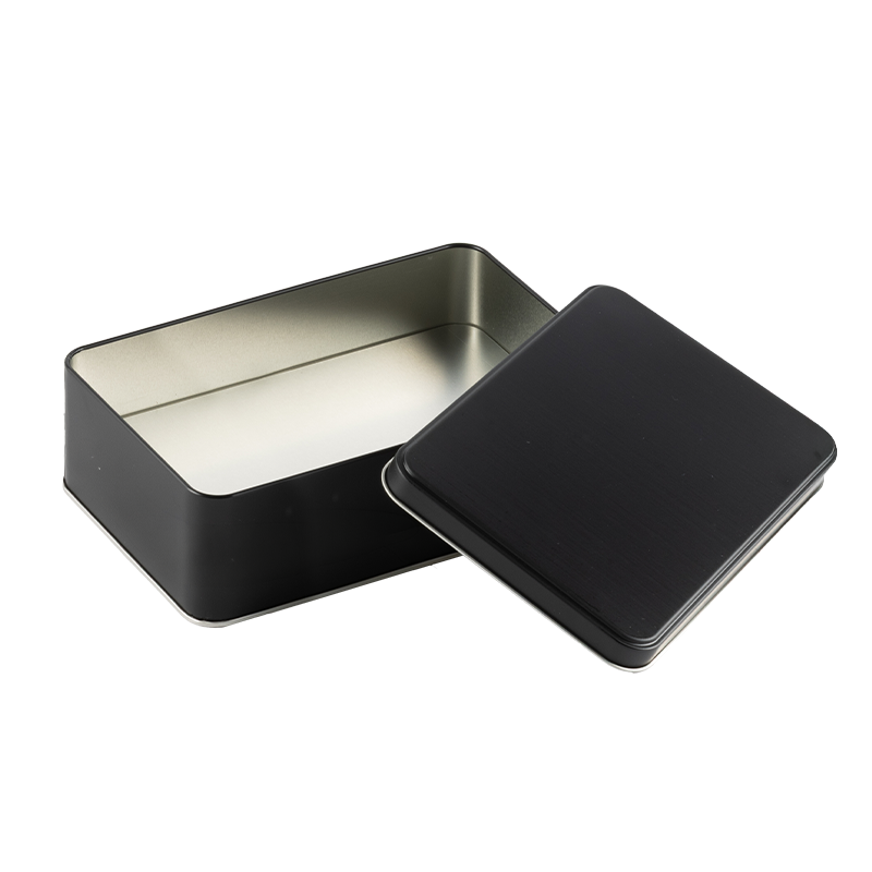 25 Adet Siyah Dikdörtgen Metal Kutu - 30 cm x 20 cm x 10 cm