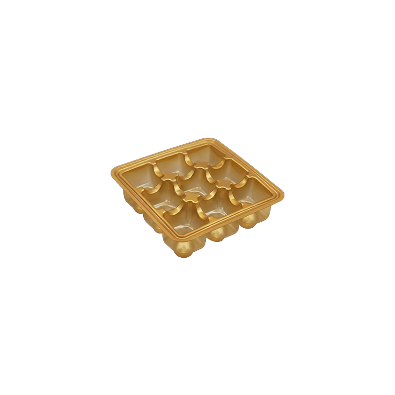 50 Adet 9 Bölmeli Gold Seperatör - 12 cm x 12 cm x 4 cm