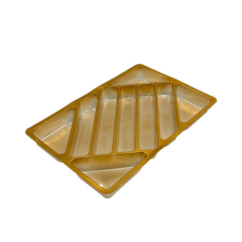 50 Adet Çapraz Bölmeli Gold Dikdörtgen Seperatör - 17 cm x 26 cm x 4 cm